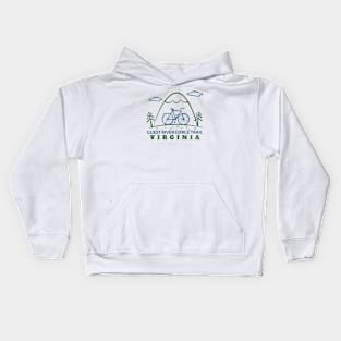 Guest River Gorge Trail, Virginia Kids Hoodie